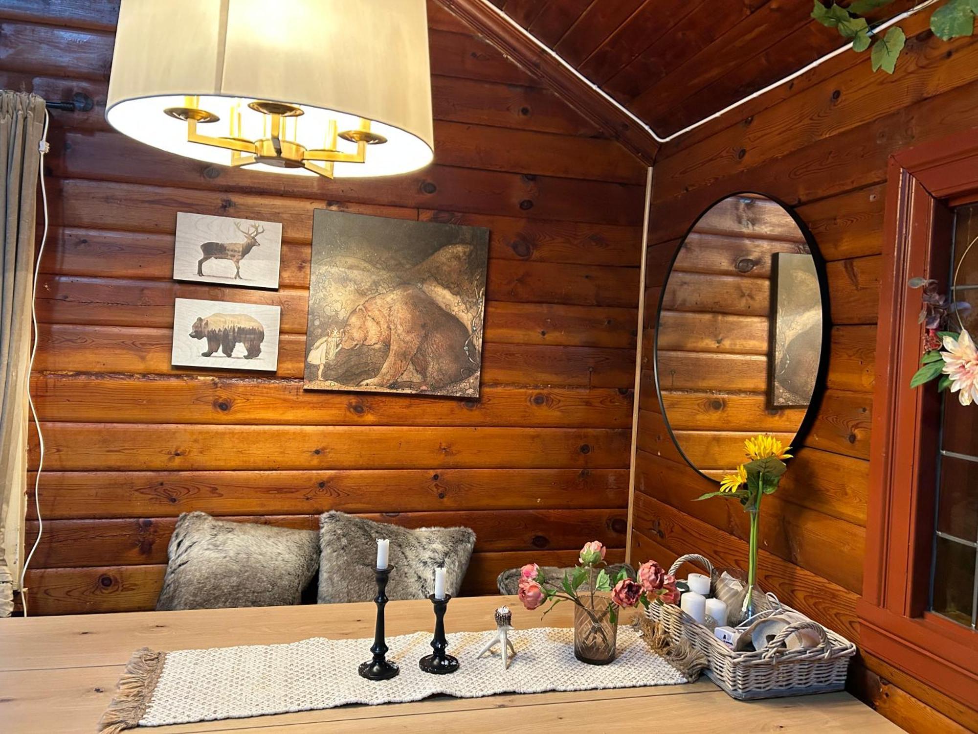 Beautiful Cabin By Mjosa. Villa Stange ภายนอก รูปภาพ